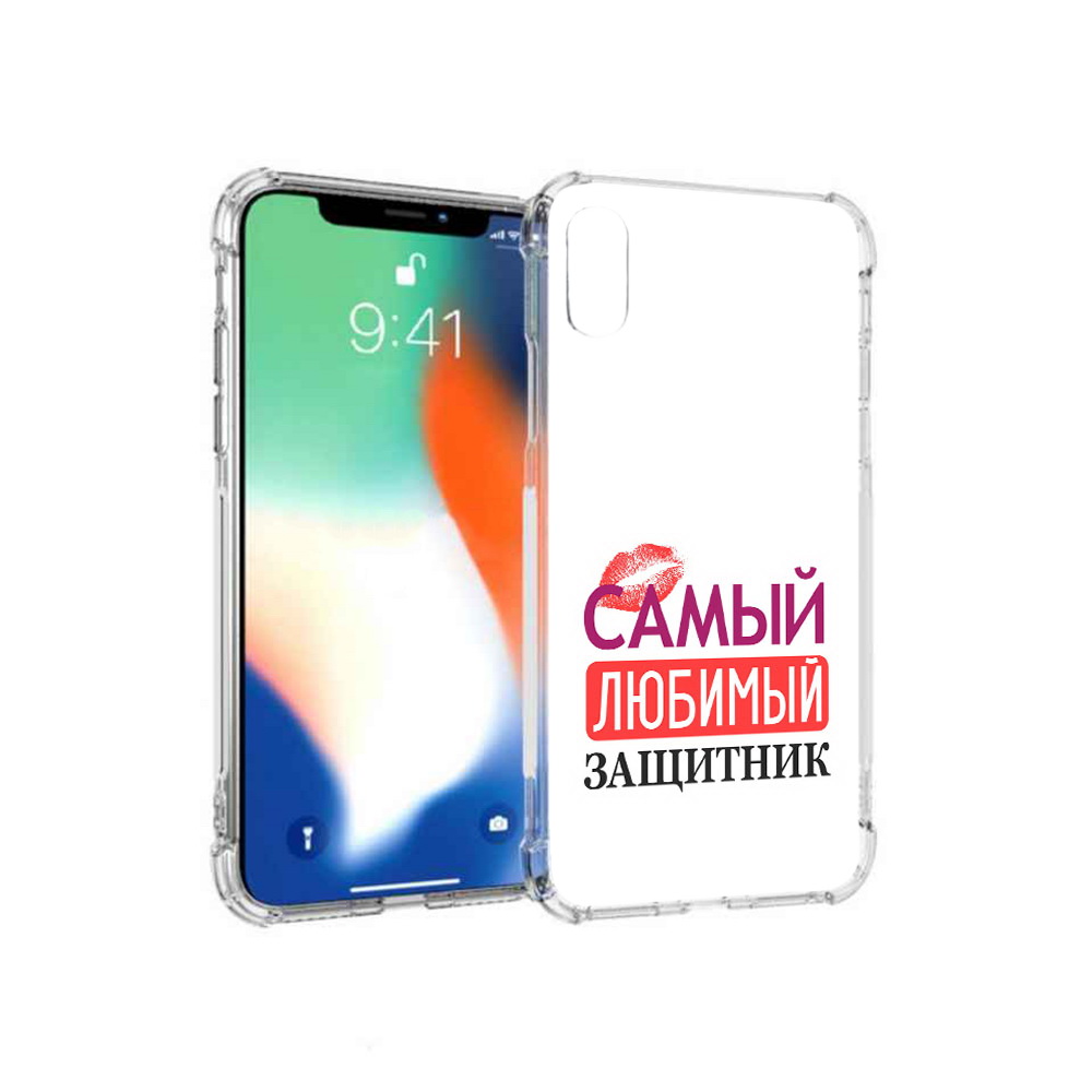 

Чехол MyPads Tocco для Apple iPhone XS Max любимый защитник (PT117540.614.451), Прозрачный, Tocco