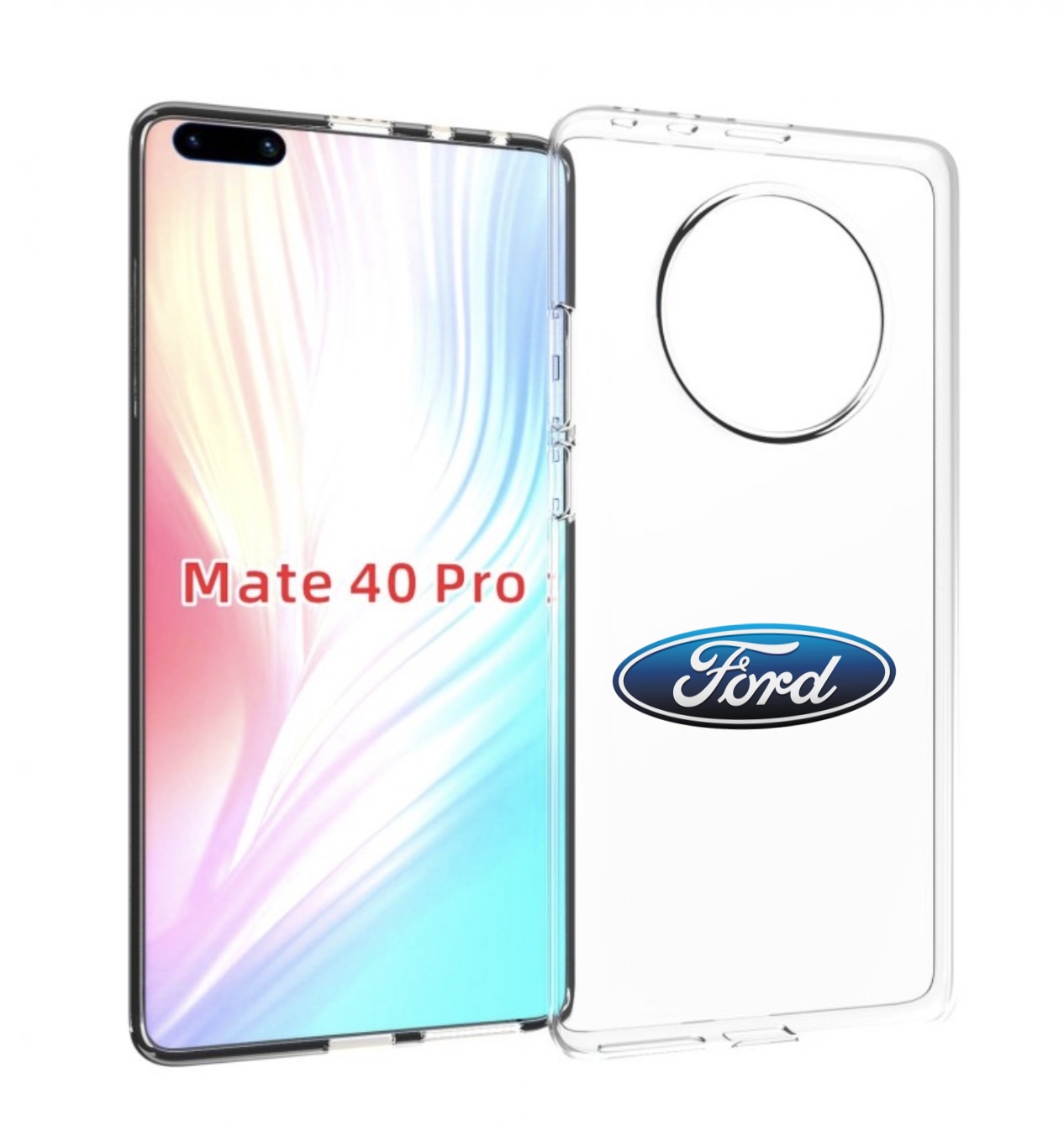 

Чехол Mypads Ford-3 Мужской Для Huawei Mate 40 Pro (Noh-Nx9), Прозрачный, Tocco