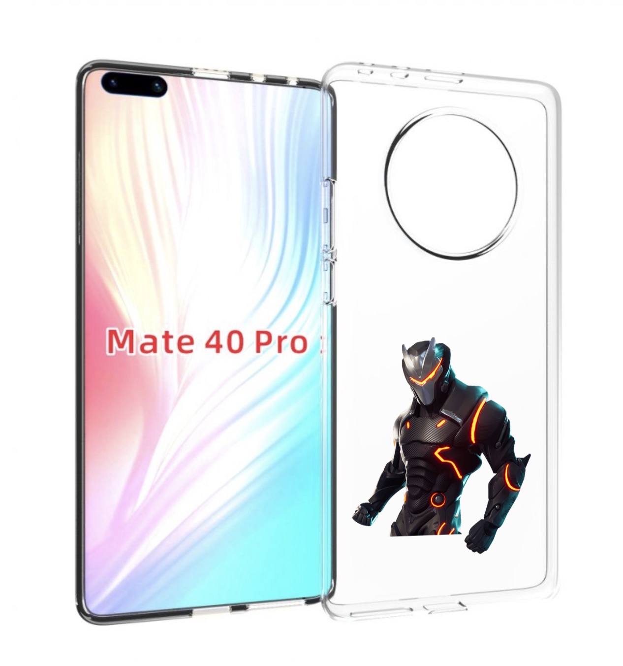 

Чехол Mypads Fortnite-1 Для Huawei Mate 40 Pro (Noh-Nx9), Прозрачный, Tocco