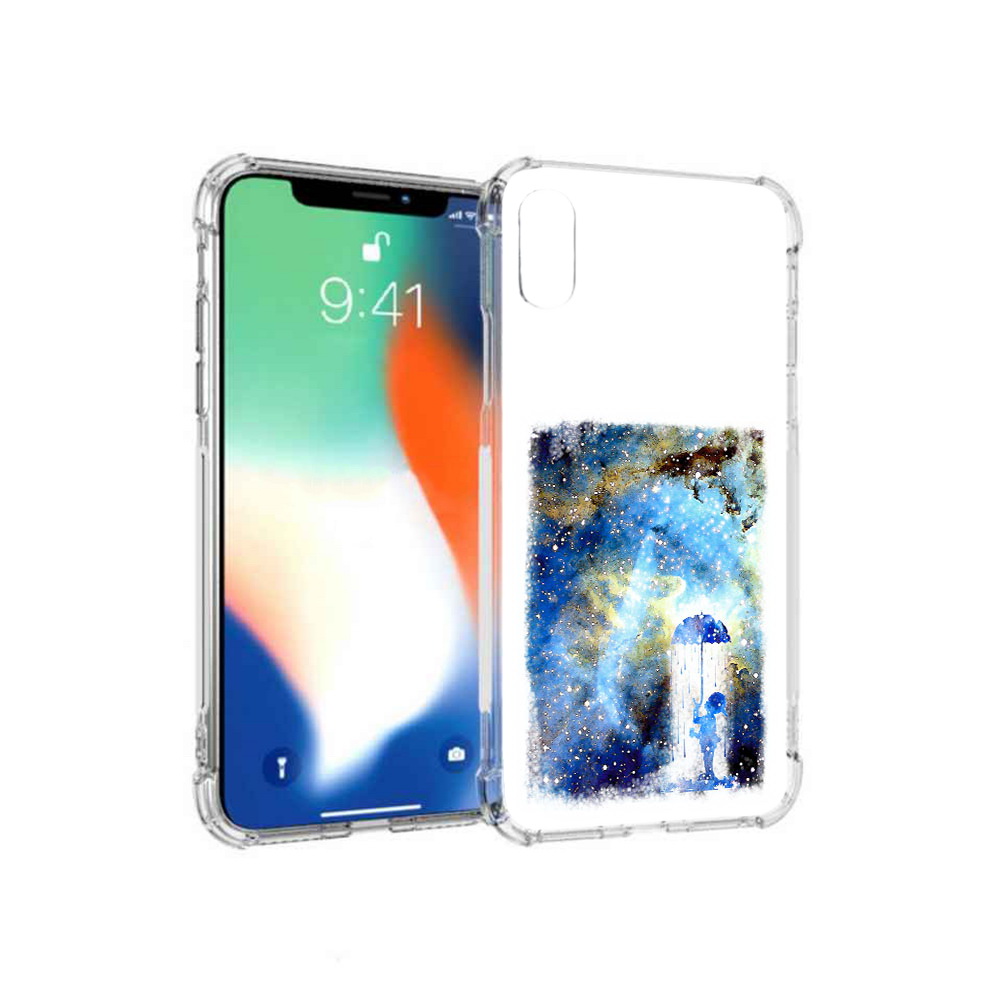 

Чехол MyPads Tocco для Apple iPhone XS Max мальчик в небе (PT117540.614.455), Прозрачный, Tocco