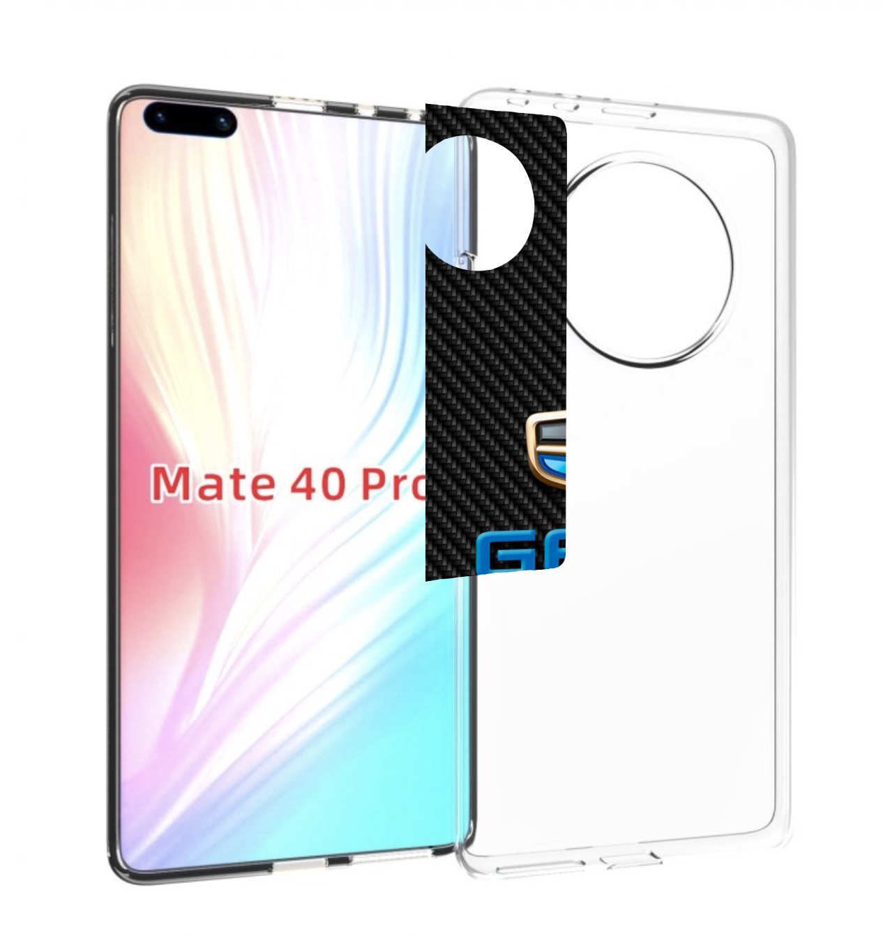 

Чехол Mypads Geele 1 Для Huawei Mate 40 Pro (Noh-Nx9), Прозрачный, Tocco