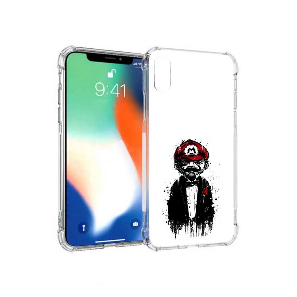 

Чехол MyPads Tocco для Apple iPhone XS Max марио (PT117540.614.458), Прозрачный, Tocco