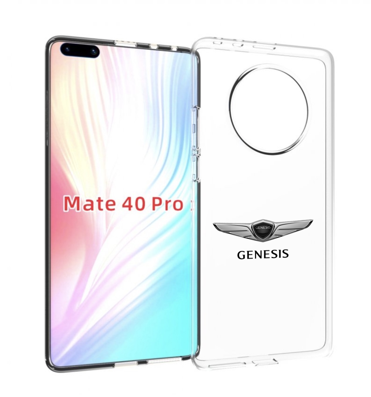 

Чехол Mypads Genesis-3 Мужской Для Huawei Mate 40 Pro (Noh-Nx9), Прозрачный, Tocco