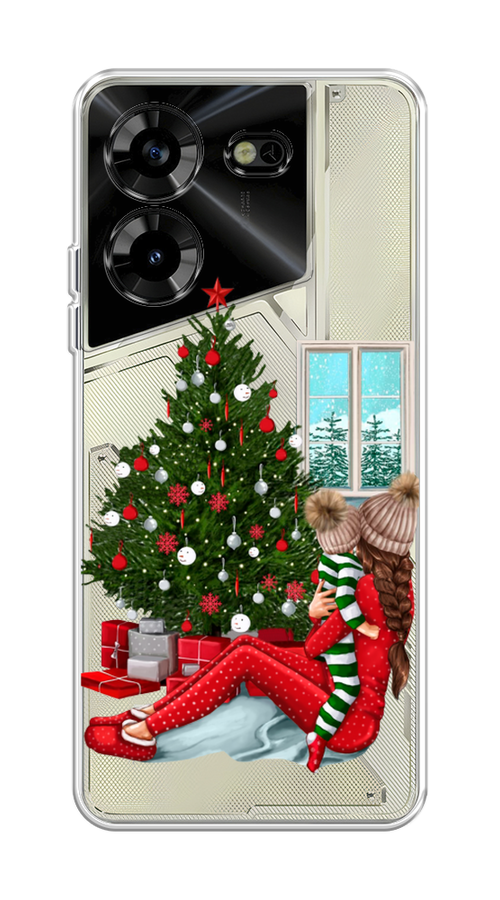 

Чехол на Tecno Pova 5 "Новый год с мамой", Красный;зеленый;голубой, 303950-6