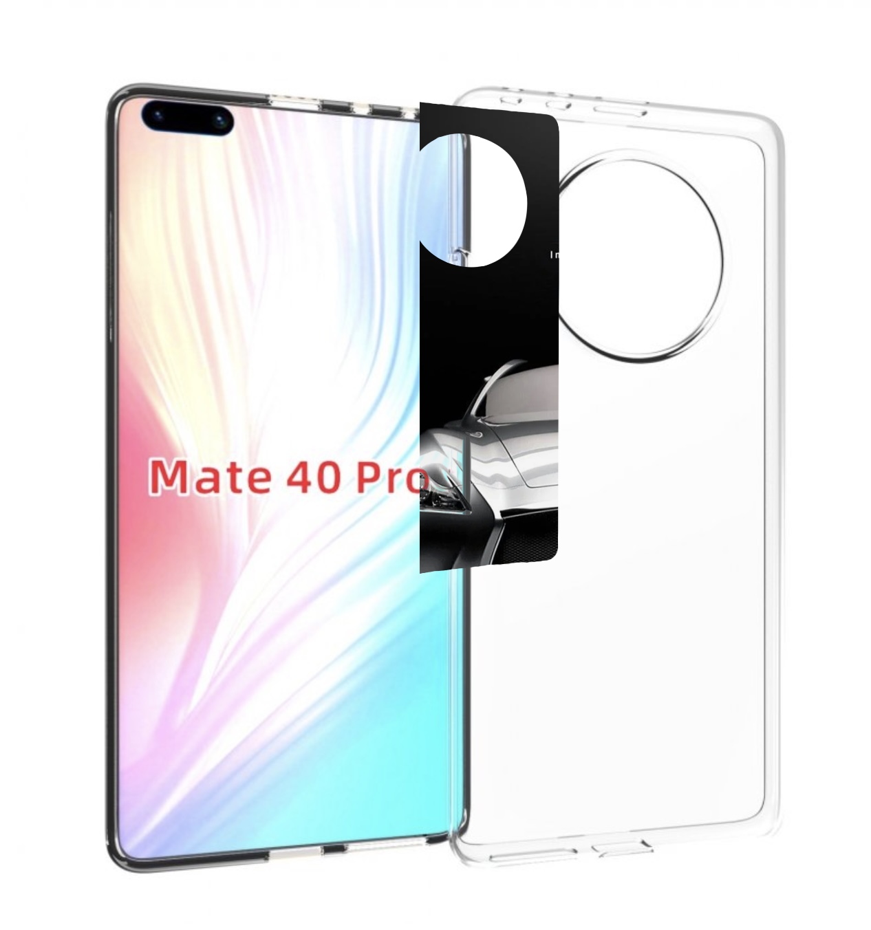 

Чехол Mypads Infiniti 1 Для Huawei Mate 40 Pro (Noh-Nx9), Прозрачный, Tocco