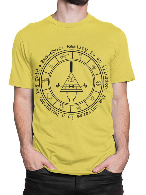 

Футболка мужская DreamShirts Studio Гравити Фолз - Gravity Falls 515-gravity-2 желтая XS, Желтый, Гравити Фолз - Gravity Falls 515-gravity-2