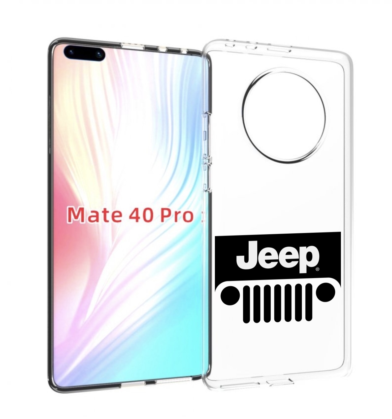 

Чехол Mypads Jeep 3 Мужской Для Huawei Mate 40 Pro (Noh-Nx9), Прозрачный, Tocco