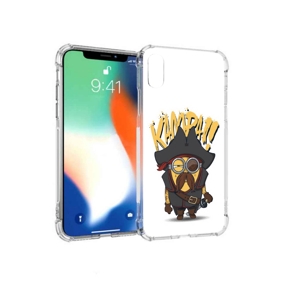 

Чехол MyPads Tocco для Apple iPhone XS Max миньон пират (PT117540.614.476), Прозрачный, Tocco