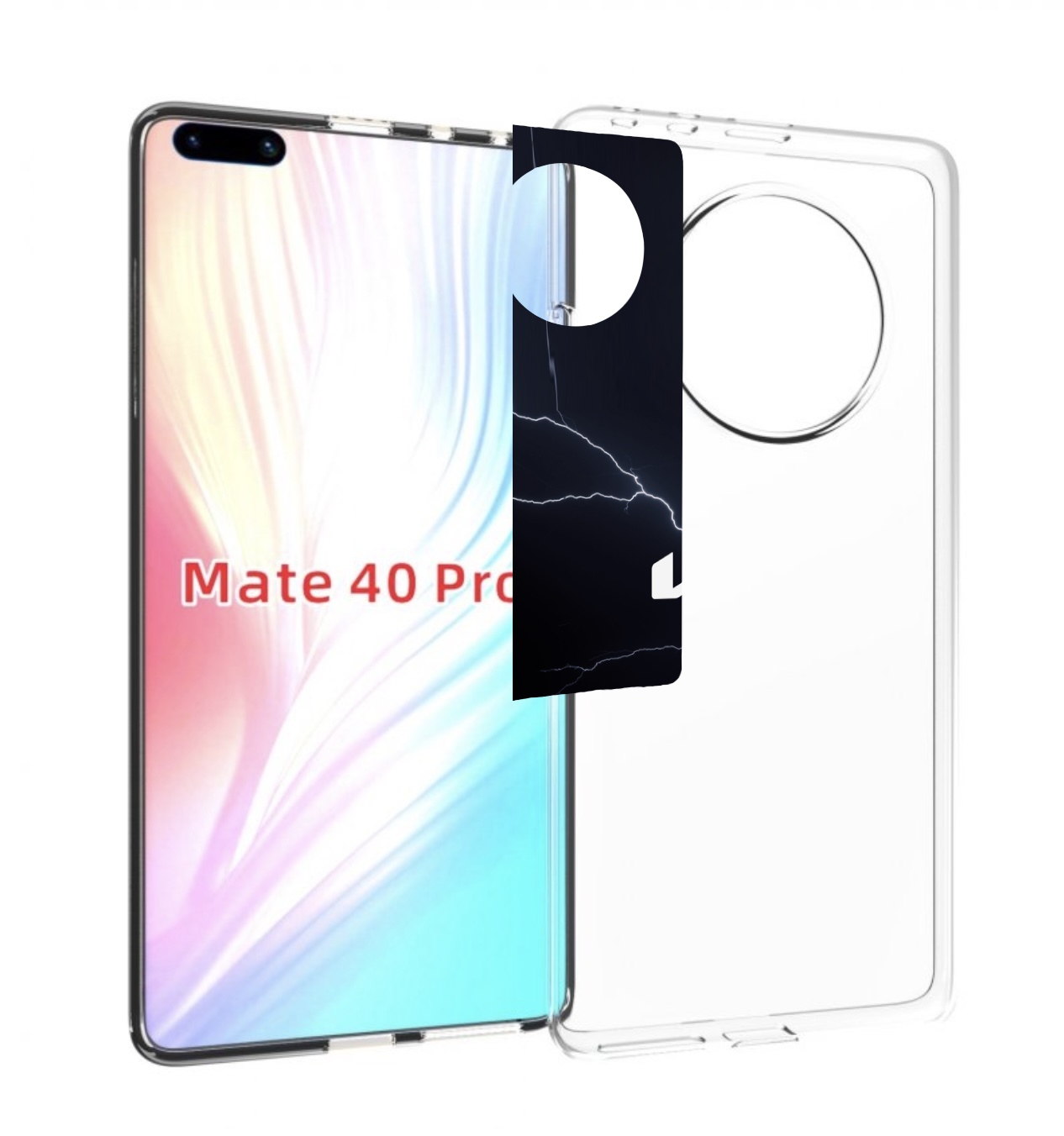 

Чехол Mypads Kia 2 Для Huawei Mate 40 Pro (Noh-Nx9), Прозрачный, Tocco