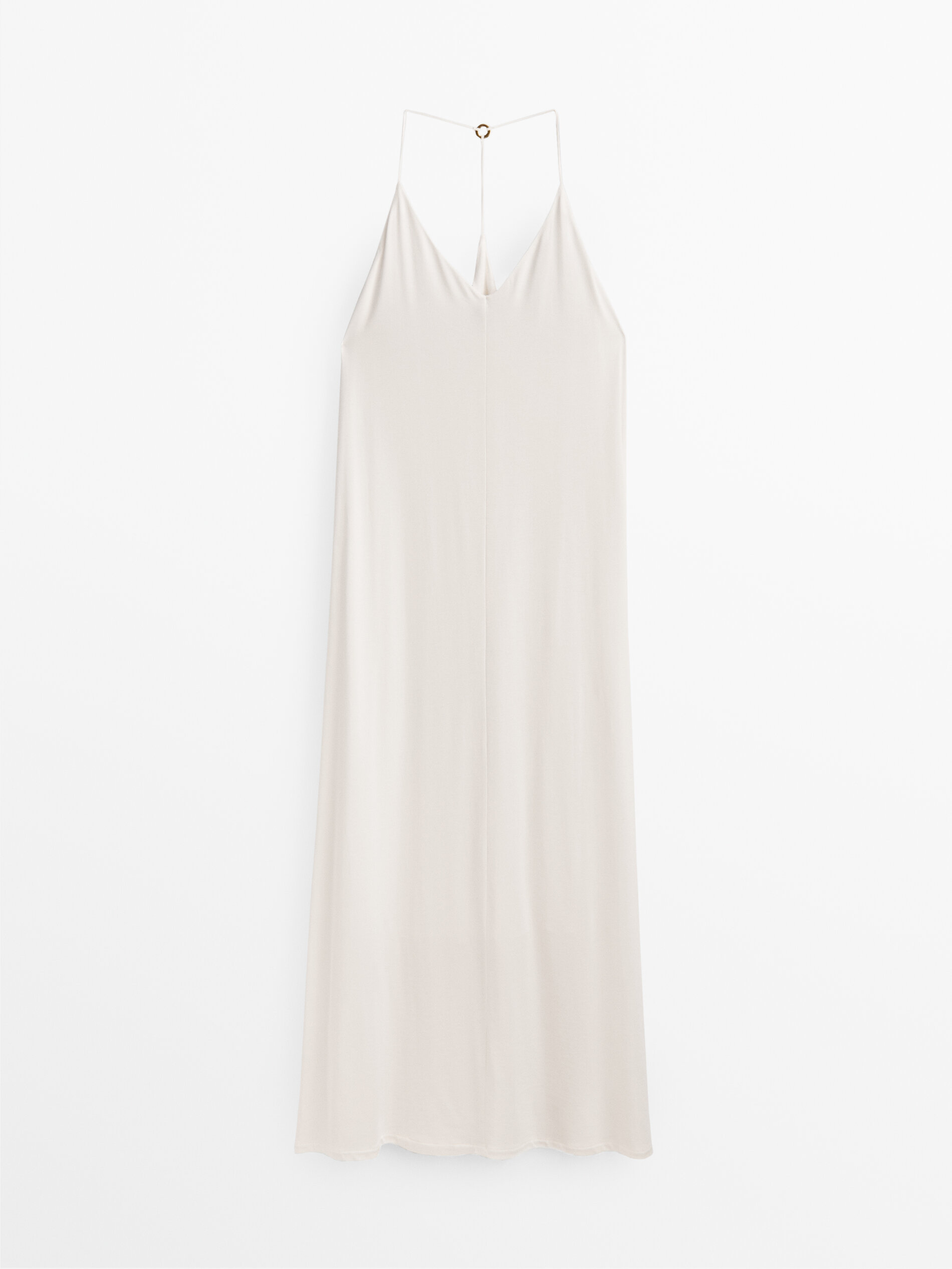 

Платье женское Massimo Dutti 06617867251 белое M, 06617867251