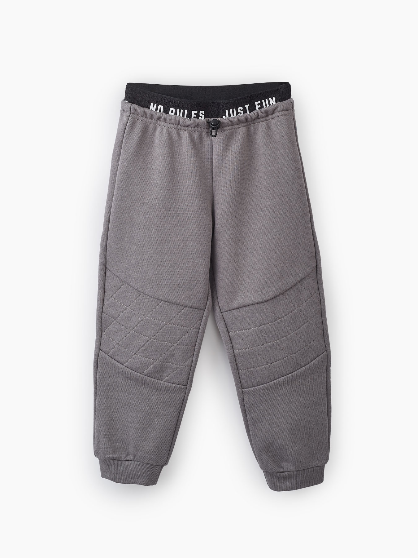 

Джоггеры с уплотненными коленками (grey, 110) Happy Baby серый 110, 88063