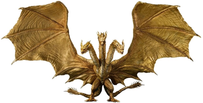 фото Фигурка s.h.monsterarts godzilla king ghidorah 2019 special color ver. 25 см geroi-9534 bandai / tamashii nations