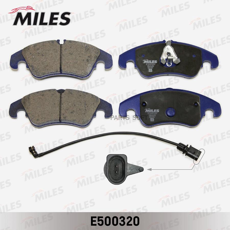 

Комплект тормозных колодок MILES e500320