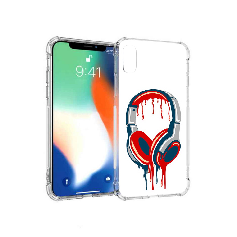 

Чехол MyPads Tocco для Apple iPhone XS Max не делай громко (PT117540.614.517), Прозрачный, Tocco