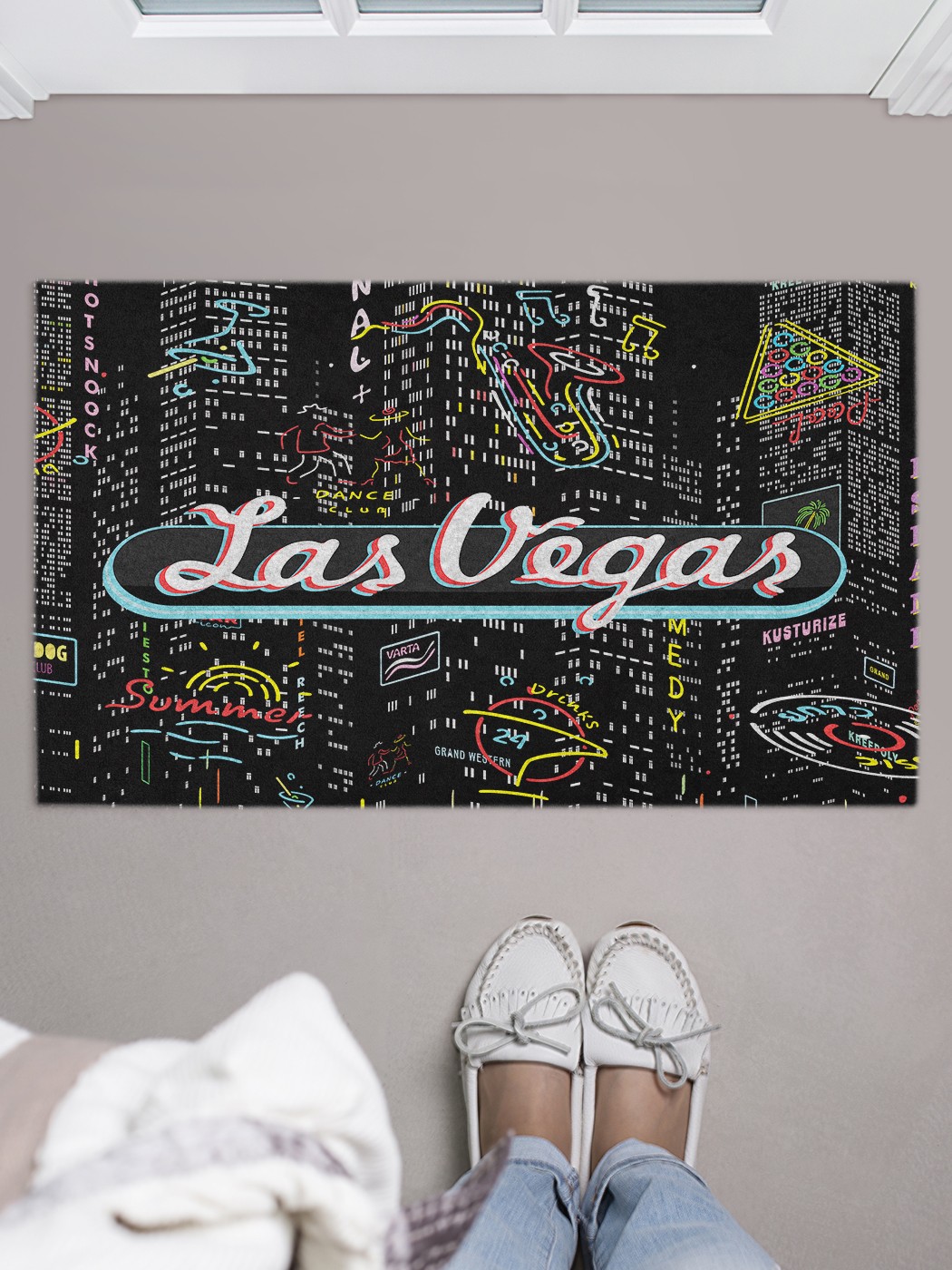 

Придверный коврик в прихожую для обуви, на резиновой основе, 75x45 см door_77161 JoyArty