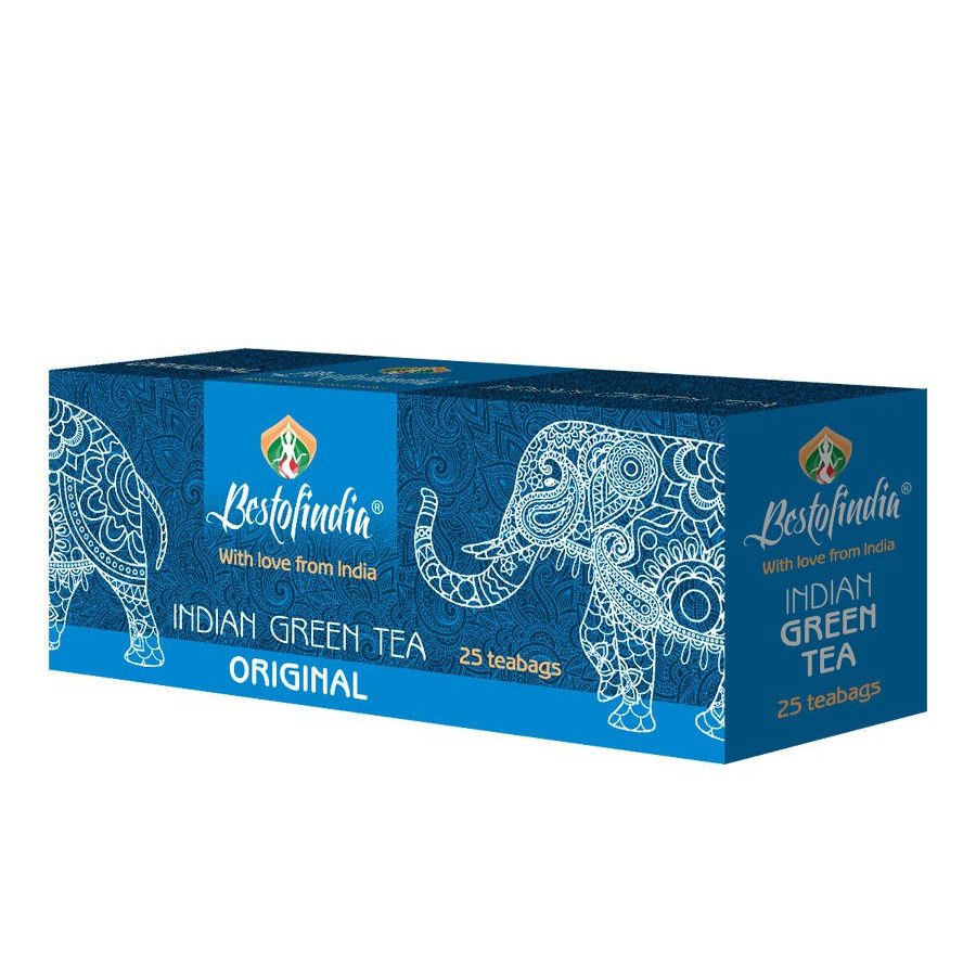 Чай Bestofindia Original, зеленый, 25 пакетиков