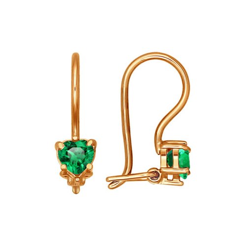 

Серьги из золота SOKOLOV 021932, фианит, 021932
