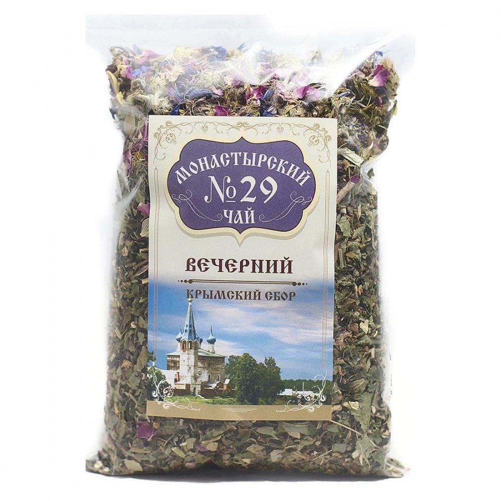 

Фиточай Крымский чай Монастырский №29 Вечерний, травяной, 100 г