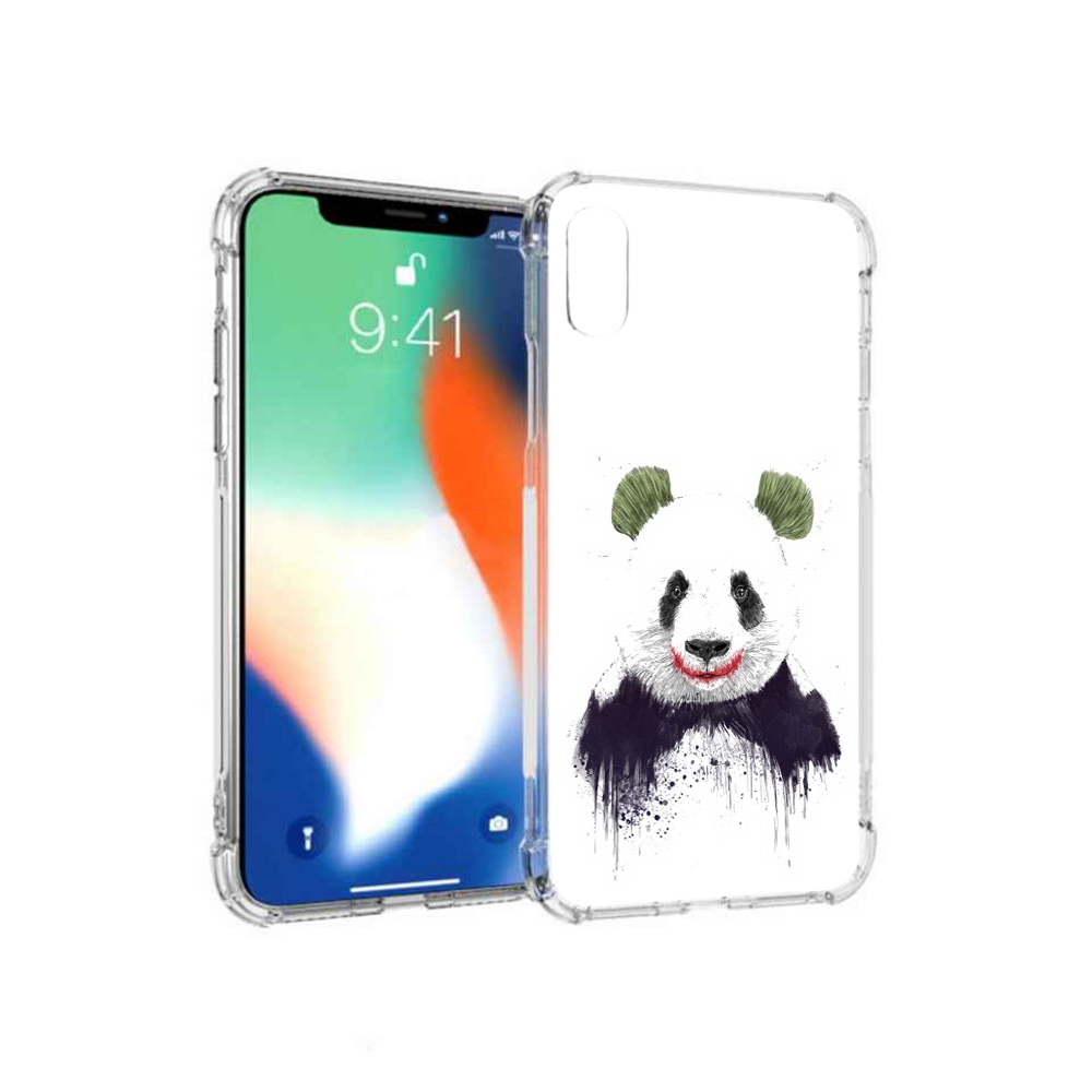 

Чехол MyPads Tocco для Apple iPhone XS Max панда джокер (PT117540.614.533), Прозрачный, Tocco