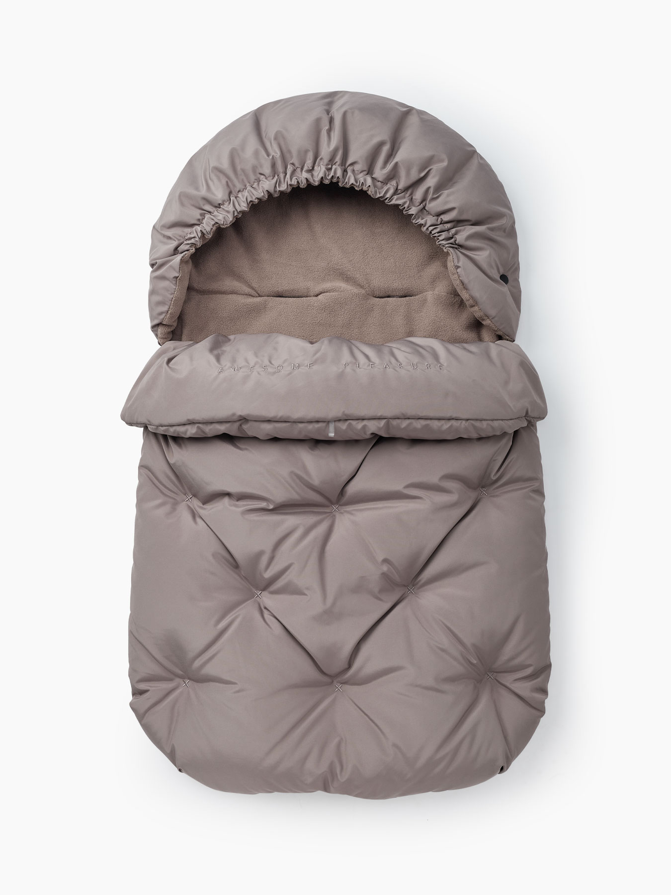 

Конверт детский в комплекте с меховым вкладышем Happy Baby серый 50-86, 89026