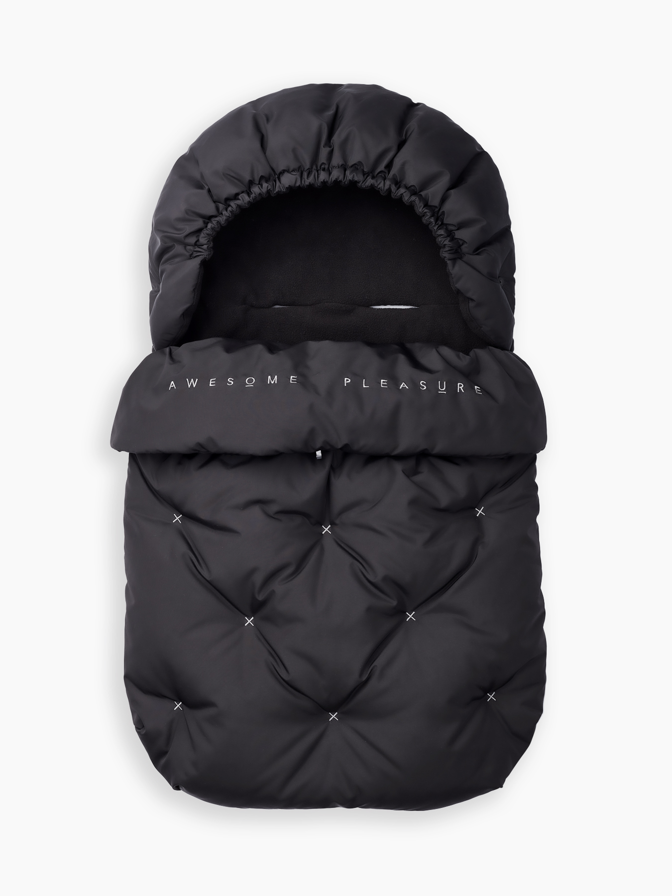 

Конверт детский в комплекте с меховым вкладышем Happy Baby черный 50-86, 89026