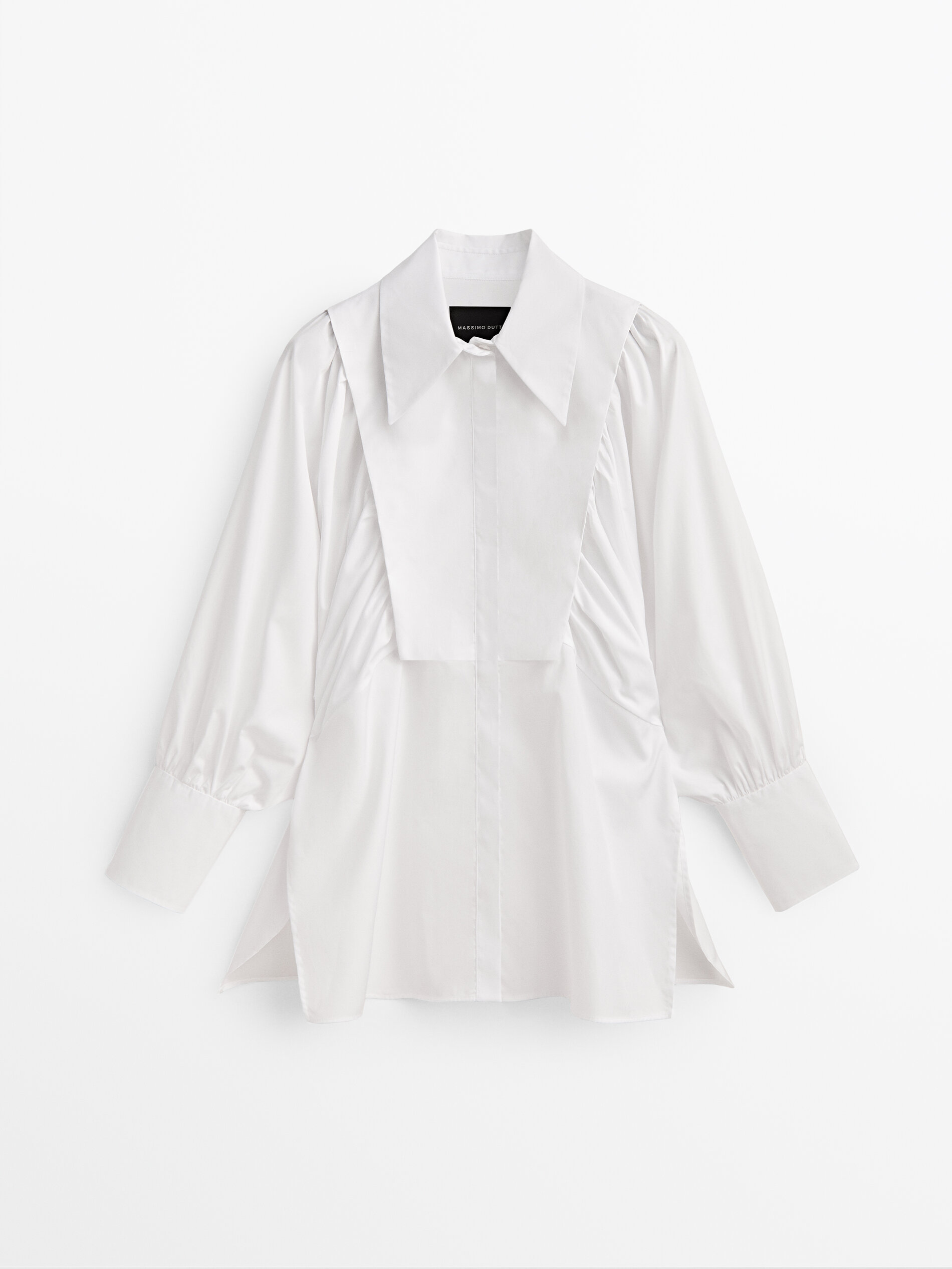 

Блуза женская Massimo Dutti 09417952250 белая XS, 09417952250