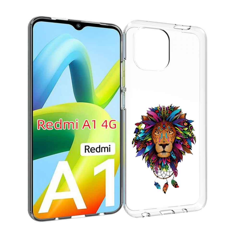 

Чехол MyPads Тотемный Лев для Xiaomi Redmi A1, Прозрачный, Tocco