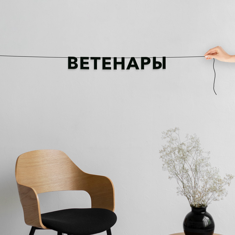 

Гирлянда-растяжка Ветенары VN716 черная, Черный, Ветенары