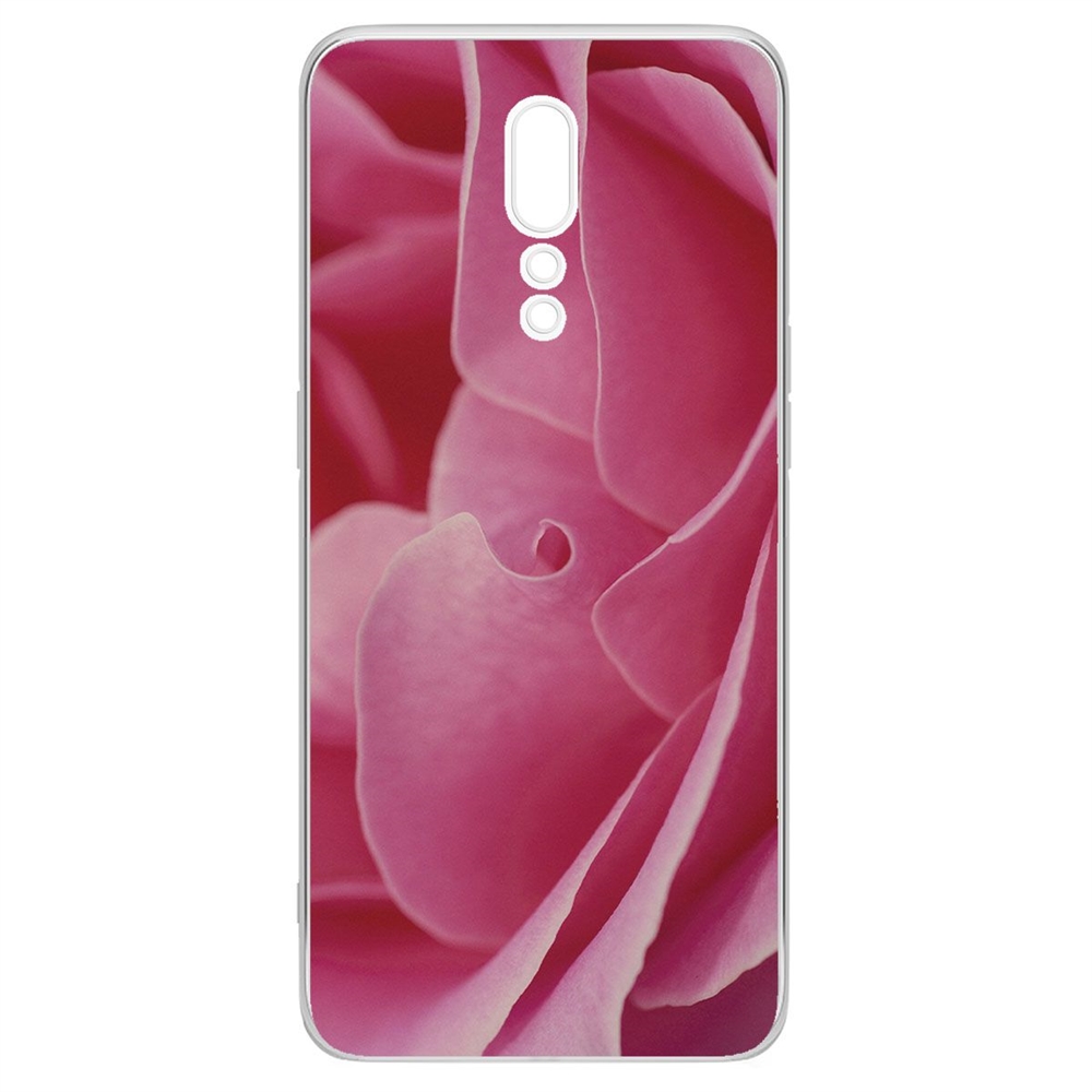 

Чехол-накладка Krutoff Clear Case Лепестки для OPPO Reno Z