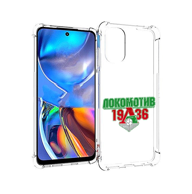 

Чехол MyPads ФК локомотив 1936 для Motorola Moto E32, Прозрачный, Tocco