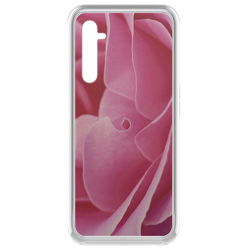 

Чехол-накладка Krutoff Clear Case Лепестки для Realme 6 Pro