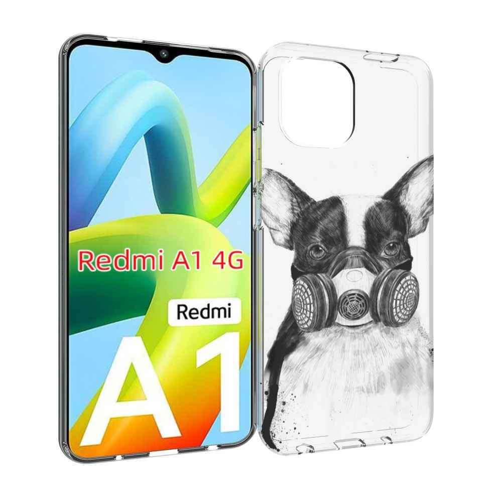 

Чехол MyPads Французский бульдог для Xiaomi Redmi A1, Прозрачный, Tocco