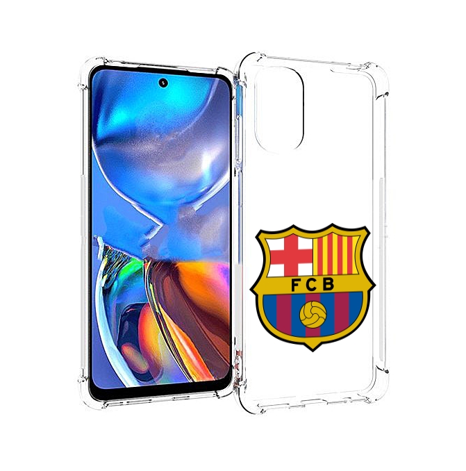 

Чехол MyPads ФК FCB Барселона для Motorola Moto E32, Прозрачный, Tocco