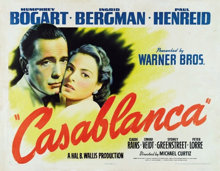 

Постер к фильму "Касабланка" (Casablanca) A4