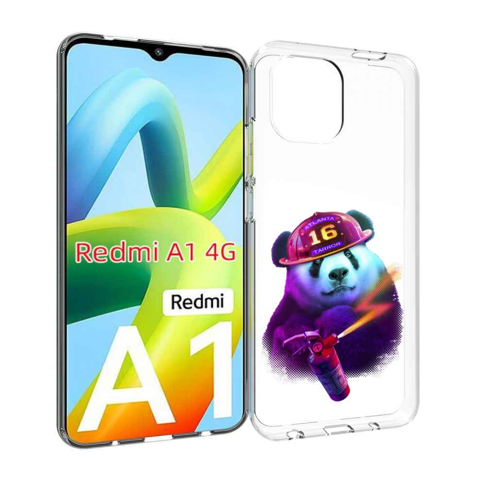 Чехол MyPads Яркая панда детский для Xiaomi Redmi A1