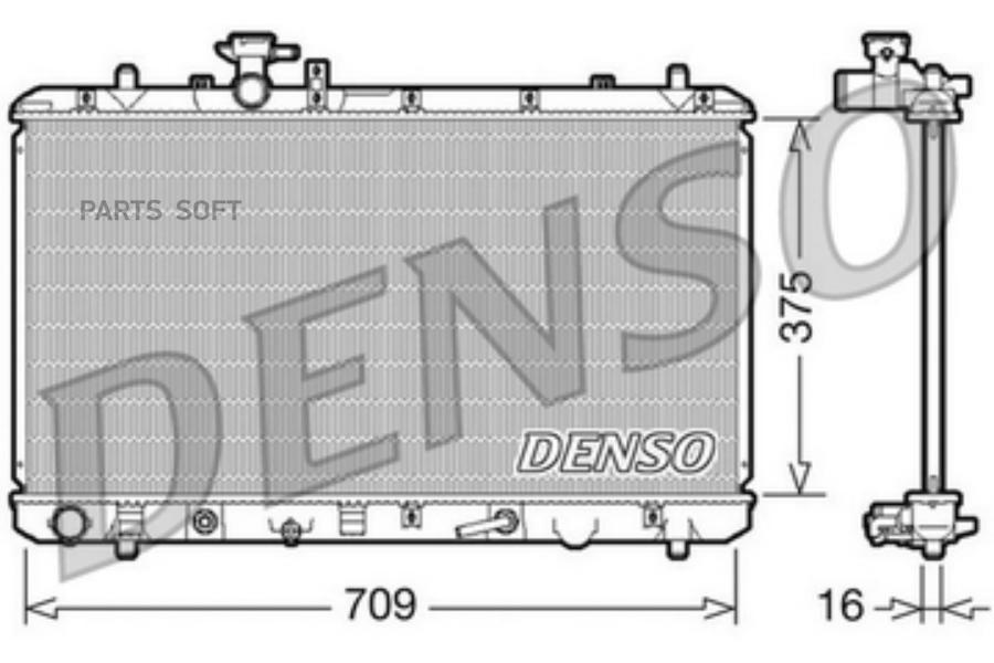 DENSO Радиатор  DENSO DRM47024