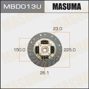 

Диск сцепления MITSUBISHI CHALLENGER/DELICA/L200/PAJERO/PAJERO SPORT MASUMA MBD013U