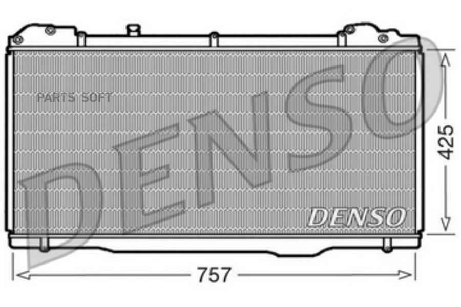 DENSO Радиатор охлаждения двигателя DENSO DRM23023