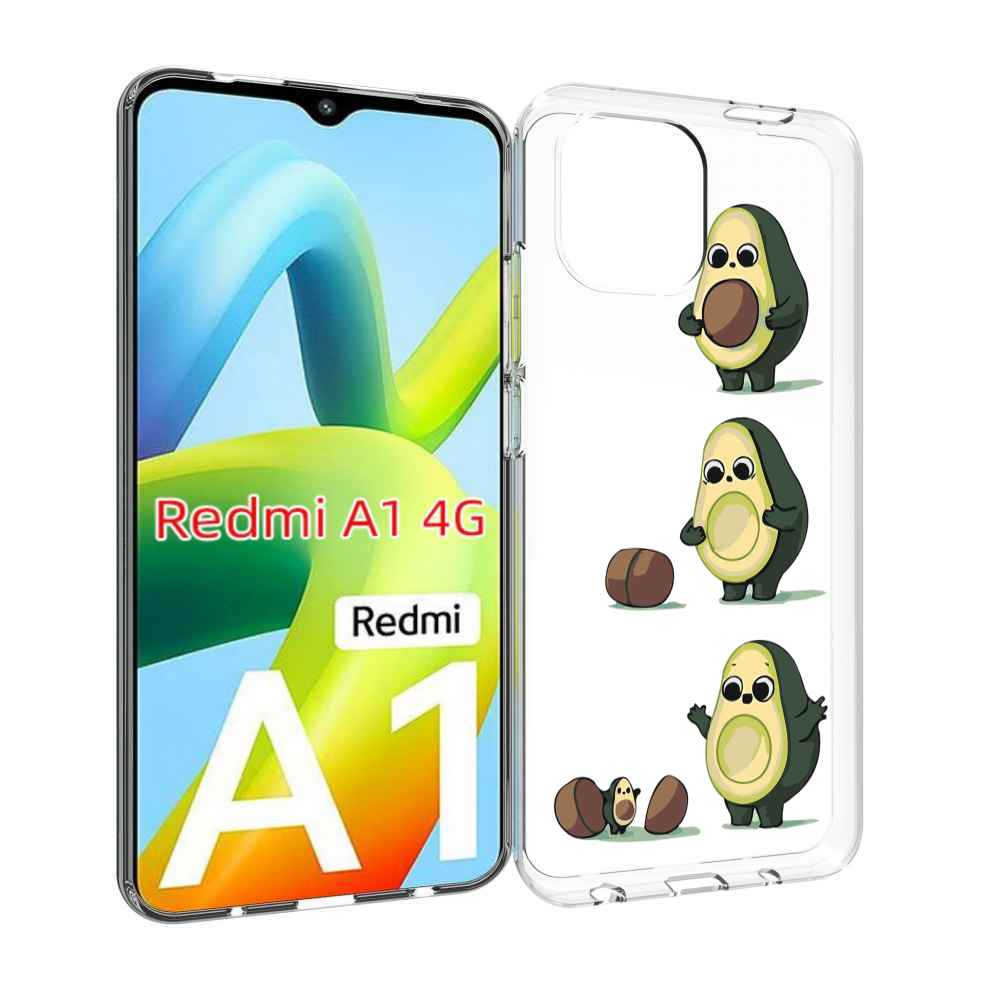 Чехол MyPads авокадо-с-малышом для Xiaomi Redmi A1