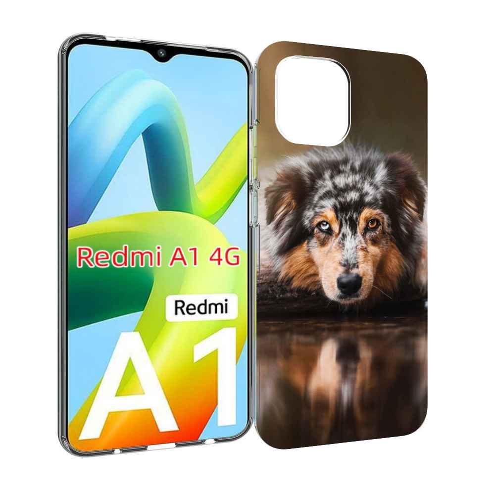 

Чехол MyPads австралииская овчарка для Xiaomi Redmi A1, Прозрачный, Tocco