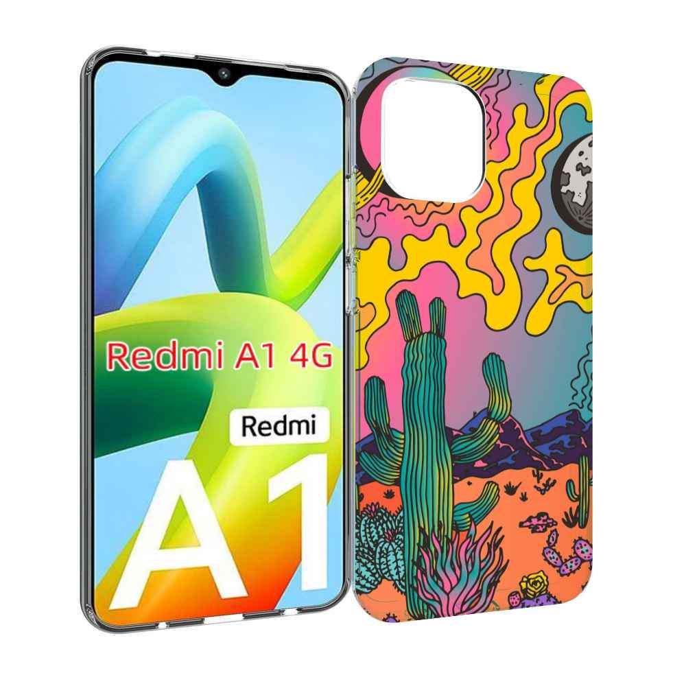 

Чехол MyPads акварельные рисунки для Xiaomi Redmi A1, Прозрачный, Tocco
