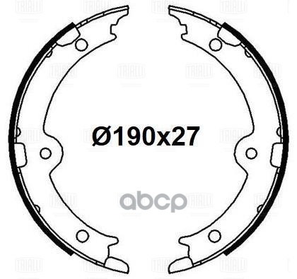 

Колодки Ст.Торм.Lexus Gs 05-11/Is 01-/Ls 05- Trialli арт. GF4638