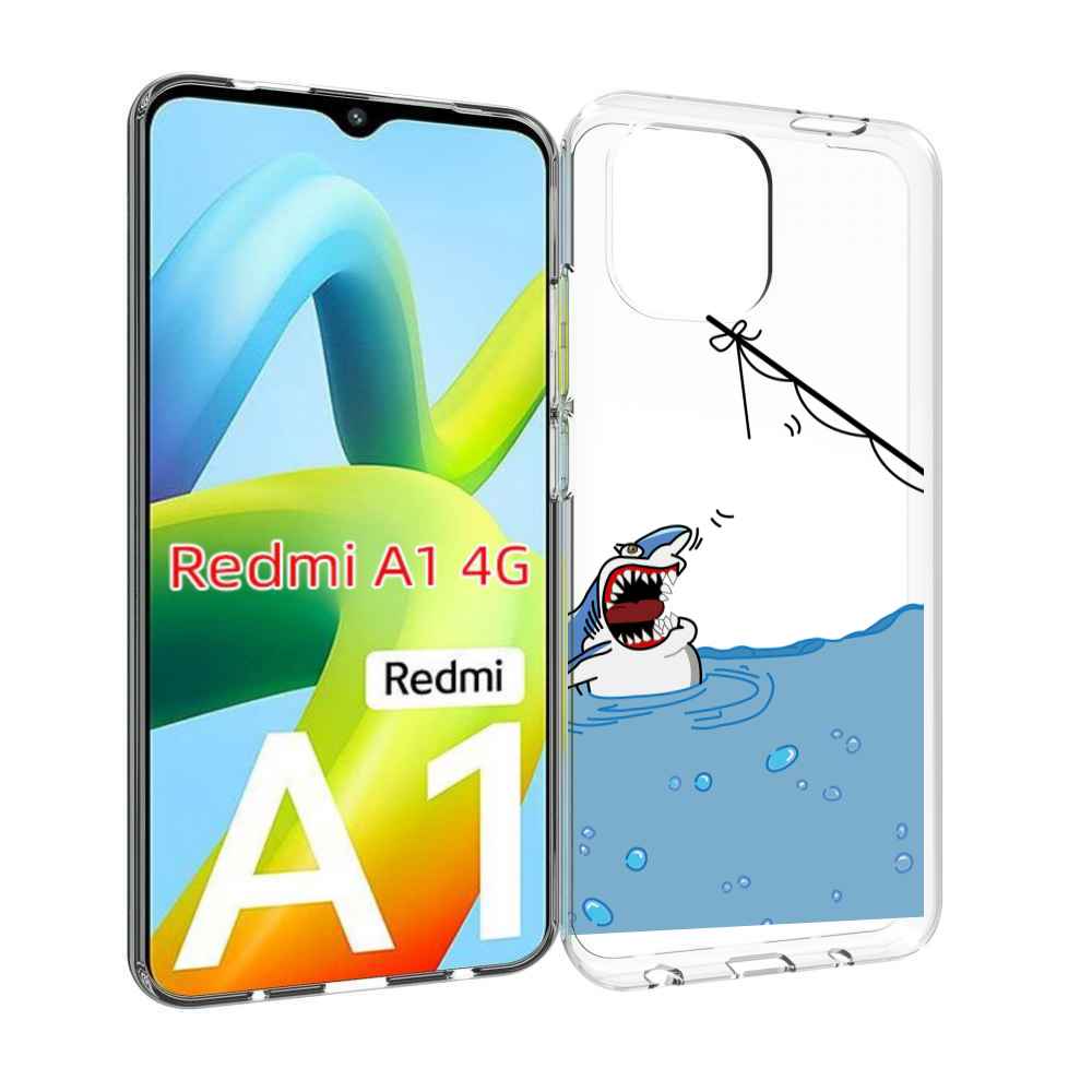

Чехол MyPads акула-рисунок для Xiaomi Redmi A1, Прозрачный, Tocco