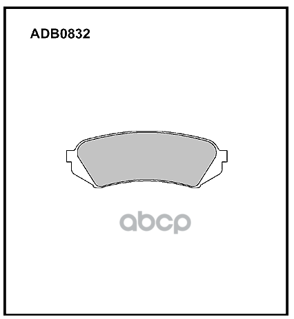

Тормозные колодки ALLIED NIPPON ADB0832