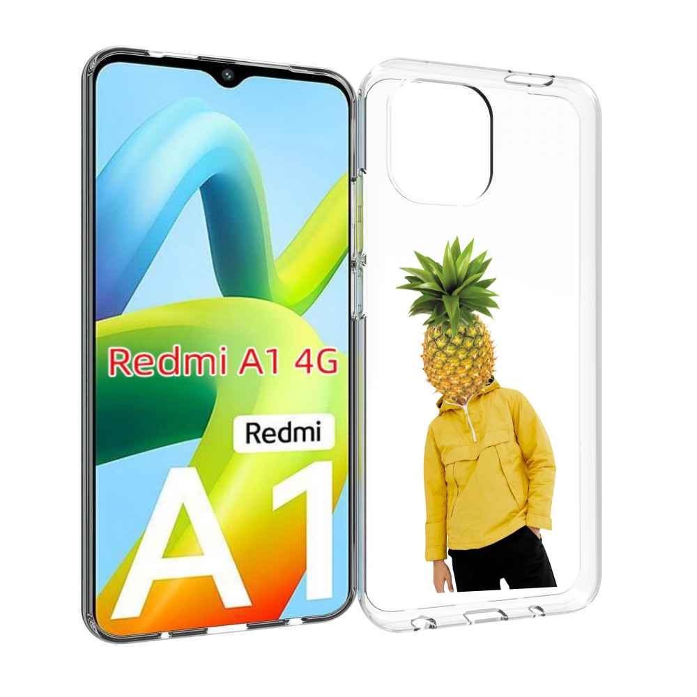 Чехол MyPads ананасовая-голова для Xiaomi Redmi A1