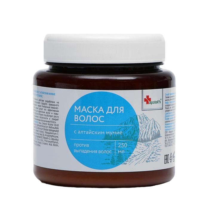 

Маска для волос Apotek`s с алтайским мумиё, 250 мл