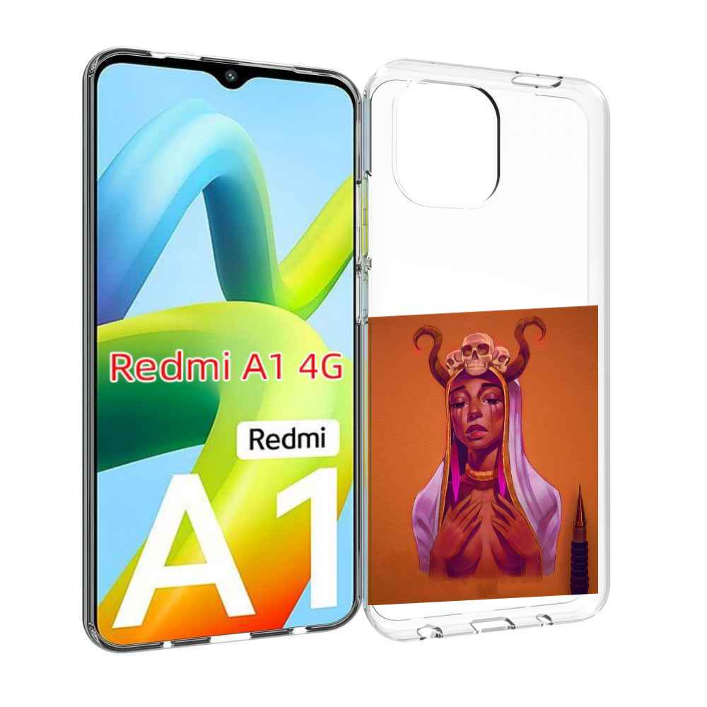 

Чехол MyPads античная-девушка для Xiaomi Redmi A1, Прозрачный, Tocco