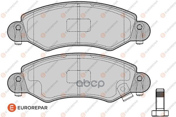 

Колодки Тормозные Opel Agila 00-/Suzuki Ignis 03- Передн EUROREPAR арт. 1617262680