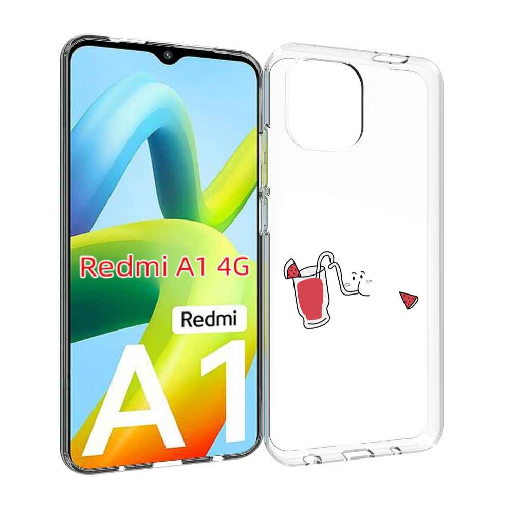 Чехол MyPads арбузный-напиток для Xiaomi Redmi A1