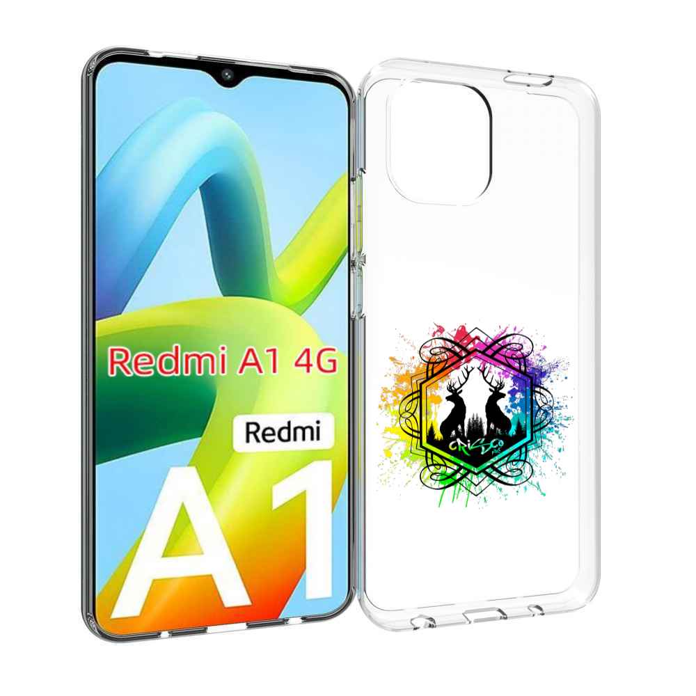 Чехол MyPads арт-с-оленями для Xiaomi Redmi A1